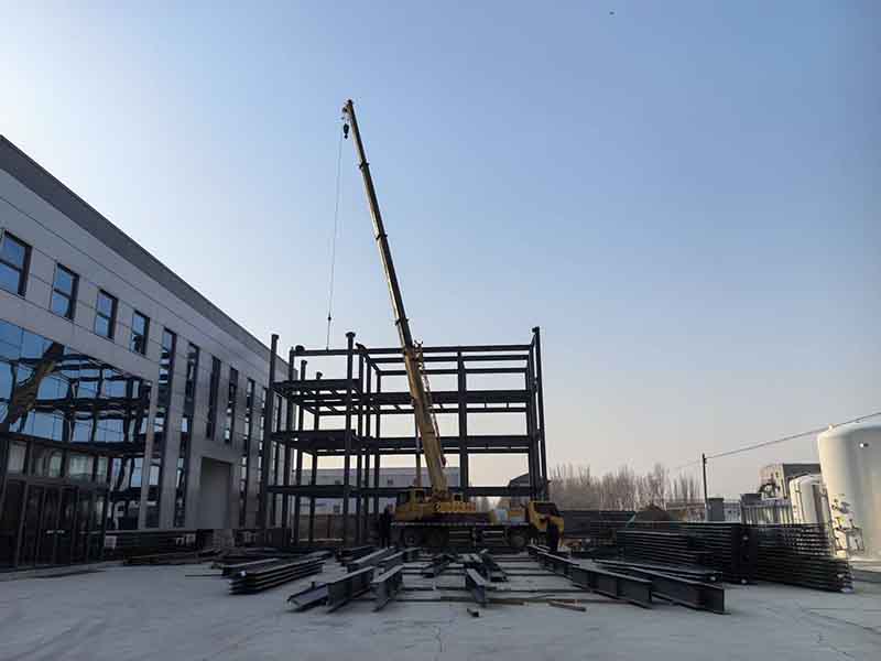 Bagaimana Kerangka Struktur Baja No 2# Office Building dibangun begitu cepat?