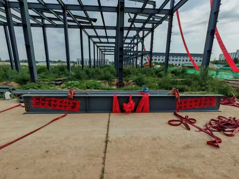 Perusahaan Struktur Baja Yongcheng Xingye Mempercepat Konstruksi Lokakarya Makanan Hebei Bosheng